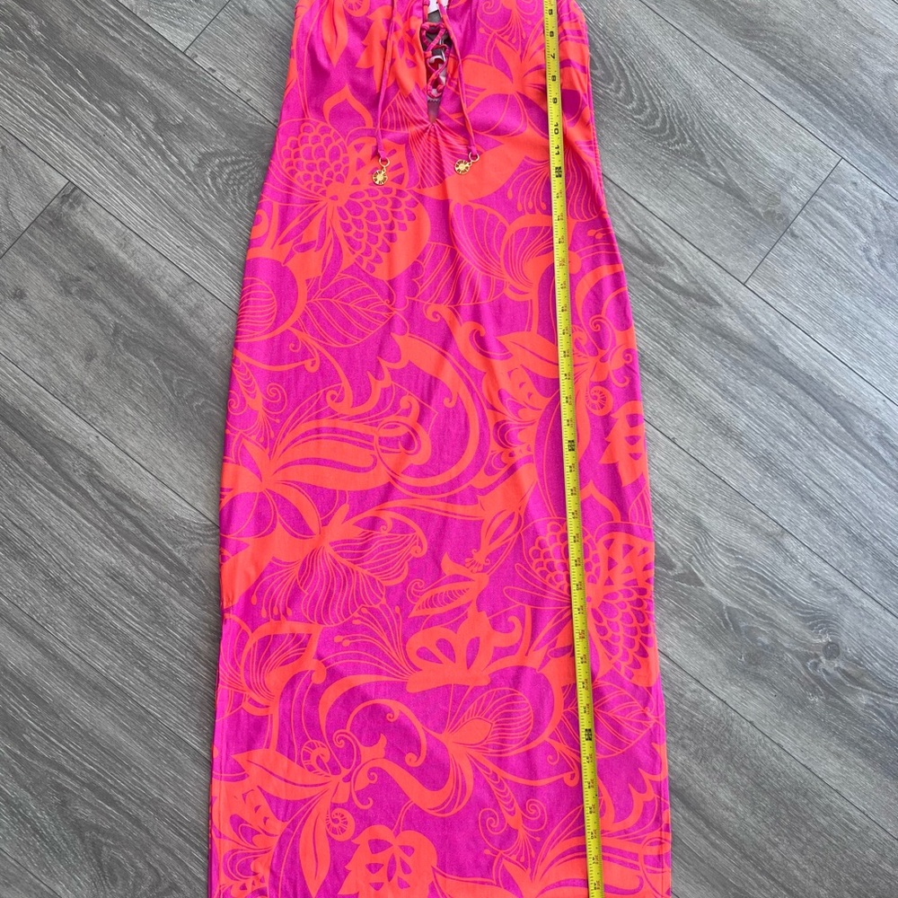Sunshine 79 - Vibrant Pink Maxi Dress - Picture 6 of 9